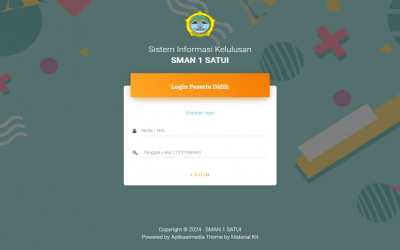 PENGUMUMAN KELULUSAN SISWA/I KELAS XII SMAN 1 SATUI