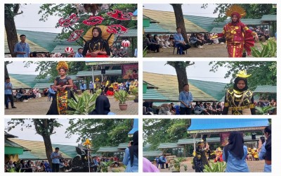 SMAN 1 Satui Peringati Hari Kartini dengan Fashion Show Pakaian Adat dari Bahan Daur Ulang